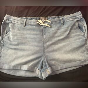 Torrid Light Blue Jean Shorts